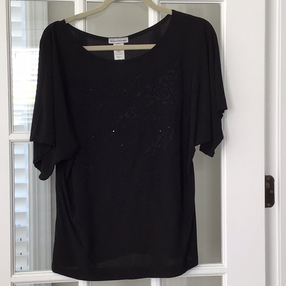 Bleeker & McDougal top with bling - Picture 2 of 3